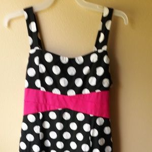 Girl polka dot dress